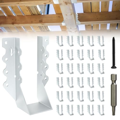 Deckit 30 Pack 2x6 Joist Hangers, 18-Gauge Galvanized