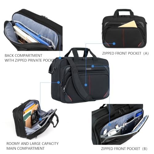 KROSER Expandable Laptop Briefcase