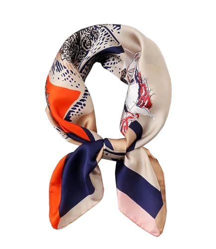 Image of ANDANTINO 100% Mulberry Silk Scarf -21 inch Square Neckerchief with Gift Packed