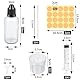 Nenull Liquid Flaschen 30ml 24 Stück Tropfflasche Leere Quetschflasche Plastikflaschen Dropper Bottle liquidflaschen mit Kindersicherung Deckel Gratis Trichter Messbecher Transfer Pipette Aufkleber