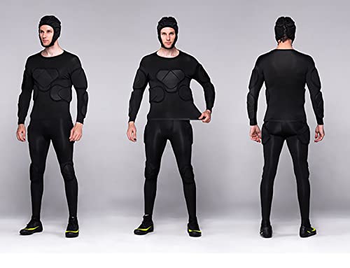 image for Jellybro Men's Padded Football Protective Gear Set Training Suit for S