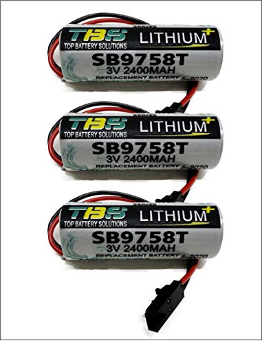 3pc SB9758T Replacement Battery for Allen Bradley PLC Replacement Battery