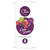 Clu-you Lean Shake | Batido sustitutivo de comida | Batido con delicioso sabor a frutos del bosques, 330 gr | Batidos con superalimentos, vitaminas y minerales necesarios