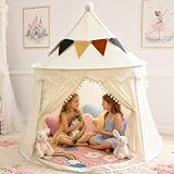 Kinderzelt Indoor & Outdoor, spielzelt, Tipi Zelt, 130cm für Kinderzimmer