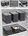 Small Lock Box for Medication Safe, Lockbox for Phone Jail, Medicine Lockable Storage Box with Code for Pills/First Aid Kits, Locked Food/Snack Box Container for Home/Fridge/Office (Grey)