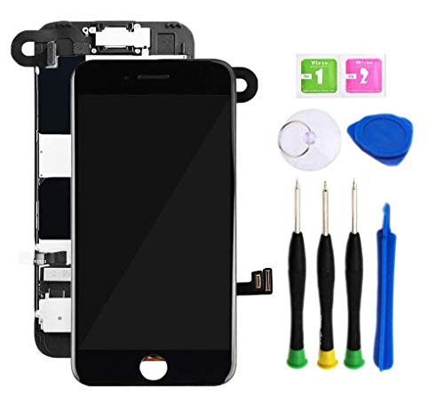 Screen Replacement Compatible with iPhone 6s 4.7 inch Full Assembly - LCD 3D Touch Display Digitizer with Sensors and Front Camera, Fit Compatible with iPhone 6s 4.7 inch (Green)