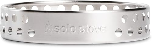 Miniatura 3 de Solo Stove Ranger con soporte portátil para exteriores, fogata de acero inoxidable para quemar madera y bajo humo, grandes hogueras para exteriores