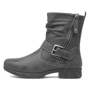 Lilley Megan Womens Black Ankle Boot