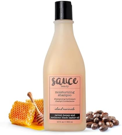 SAUCE Moisturizing Shampoo, Island Marinade, All Hair Types,10 Fl Oz