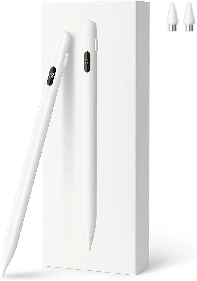 Caneta Stylus Digital Touch Compatível Com Ipad Android Tablet Pencil Sensibilidade de Inclinação Led De Bateria Carga Rápida
