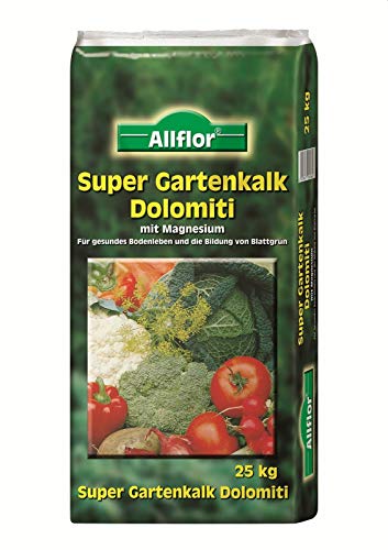 Preisvergleich Produktbild Allflor® Super Gartenkalk Dolomiti 25 kg Rasenkalk
