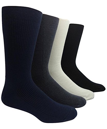 J.B. Field's Men's Cashmere Ribbed Dress Socks (1 Pair)