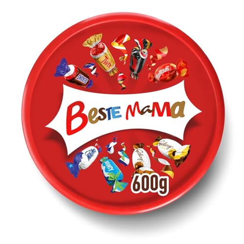 Celebrations Beste Mama Personalisierte Dose | Pralinenmischung | zum Muttertag | Geschenkbox | 1x 600-g-Dose