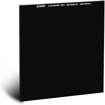 ZOMEI Square PRO 100 * 100mm 10 Stop Ultra Slim HD 18 Layer Multi-Coated SHOTT Glass ND 3.0 Neutral Density Gray Lens Filter ND1000