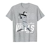 Dynamic Pose Austin Wells New York Baseball MLBPA T-Shirt, Men, Heather Grey, X-Large