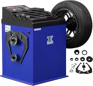 XK-New 2.0 Horsepower Tire Changer Wheel Changers Machine Combo Balancer Rim Clamp 580-690 with 36 Month Part Replacements