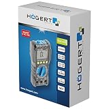 Högert Technik - Wielofunkcyjny cyfrowy miernik z technologią SMART I multimetr do 600 V / 10 A I RMS, NCV I ekran LCD I gumowa osłona I ergonomiczny I w zestawie kabel pomiarowy I HT1E601