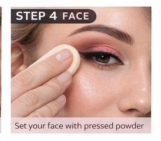 K3NTERPRISES 24 Shade Eyeshadow Palette, Rose Gold and Pink Tones, Shimmer and Matte Finish, Black Truffle to Sandalwood Shades 3