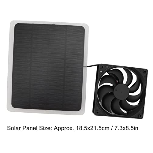 Kit de ventilador de painel solar, 10 W, kit de ventilador alimentado por energia solar à prova d'á