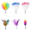 ORSDA 6PCS Feathers Replacement ONLY Interactive Cat Toys