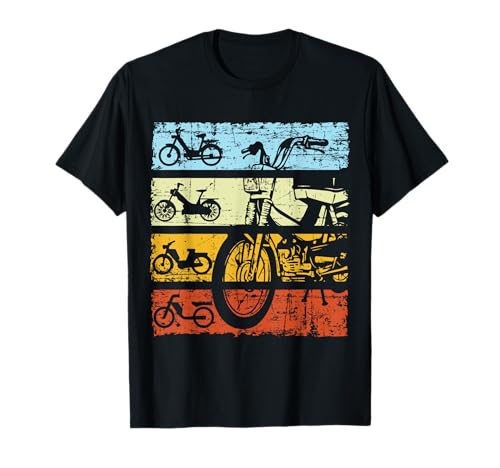 Scooter Driver Motorbike Moped Retro Vintage T-Shirt