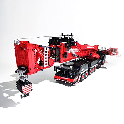 YYSS Technic Kran Bausteine, 8528pcs 1:20 2.4G Fernbedienung Technics RC Engineering Mobile All-Terrain Kran mit 14… – Bild 6