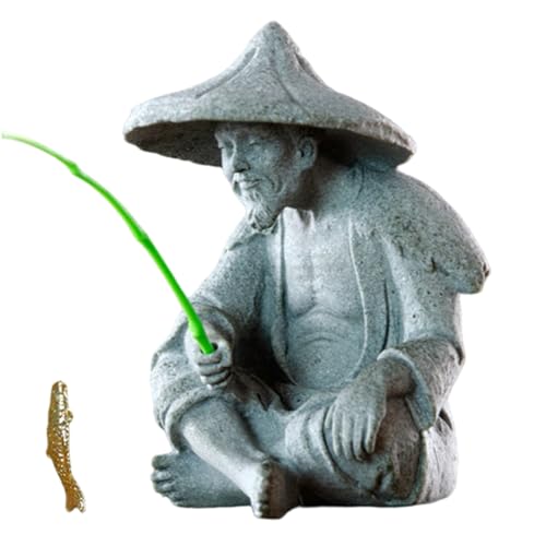 Scelta ponderata: perfetta per gli appassionati di pesca, gli amanti del giardino o coloro che apprezzano l'arredamento asiatico, questa statua è significativa e decorativa per tutte le occasioni.