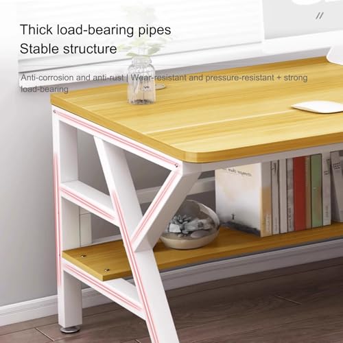 Bureau d'ordinateur compact 110 cm pour gagner de la place