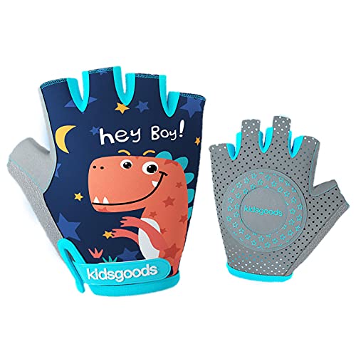 Luvas de escalada para crianças - Luvas de bicicleta sem dedos respiráveis para andar | Luvas esport