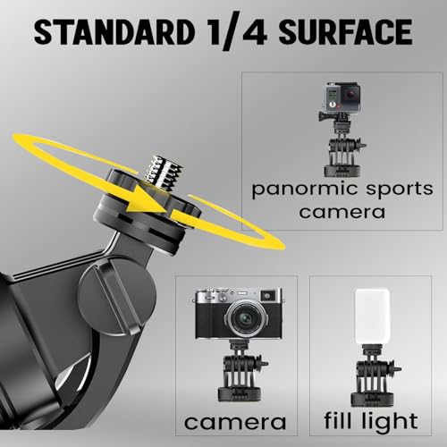 Image of Kratos K34, 71 inch Long Tripod Stand, Pop Up Auto Open Tripod 360 Rotatable, Long Extendable Bluetooth Selfie Stick with 1 /4 inch Screw for Mobile Phone Camera Gopro Vlogging YouTube Travel