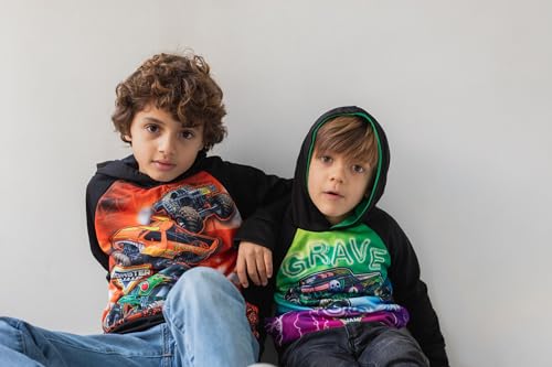 Image of Monster Jam Boys' Fleece Pullover Hoodie Toddler to Big Kid