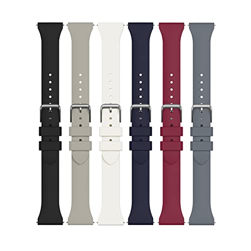 E ECSEM Bands Compatible for 3Plus Vibe Plus/Vibe +/Vibe Lite/Vibe Pro/Vibe+ Gen 2/Vibe Plus Gen 2 Replacement Wristbands Accessory Colourful Silicone Watch Strap Bracelet, Soft and Durable