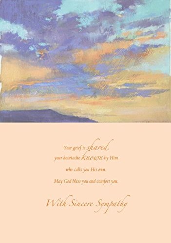 Gracefully Yours Blessed Mourning Sympathy Greeting Cards Featuring Marian Hirsch, 12, 4 Designs/3 Each With Scripture Message #TOP6