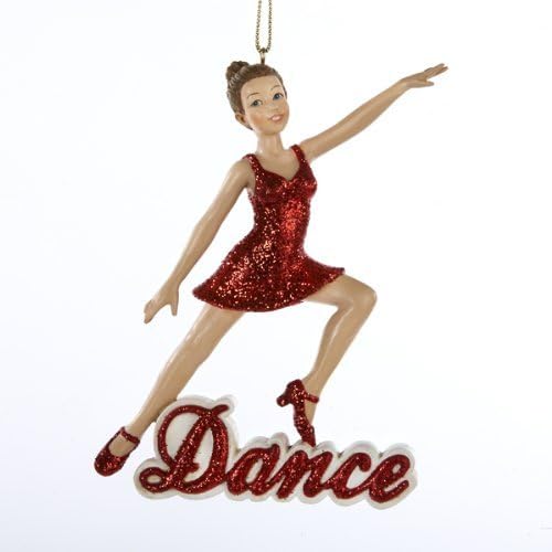 Kurt Adler "Dance" Girl Christmas Ornament
