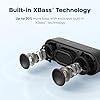 Tribit XSound Go Bluetooth Speaker, 16W Portable Wireless Speaker with Loud Sound, 24H Playtime, IPX7 Waterproof, Custom EQ, XBass, BT5.3, TWS Pairing, Type-C, Outdoor/Home/Travel/Beach/Shower (Black)