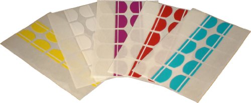 Una pestañas para evitar el caos de tus archivos de 1 x 1-1/2 pulgadas, 50 unidades