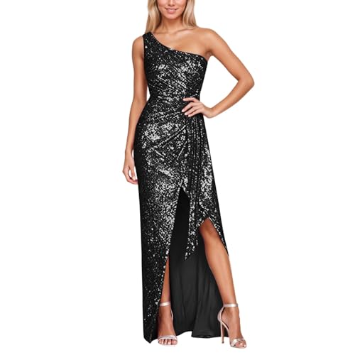 Robe à paillettes confortable qui sublime la silhouette en soirée