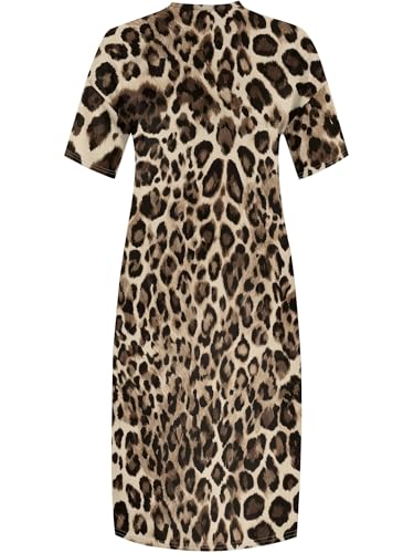 Image of SUZONANA Plus Size Dresses for Curvy Women African Print American Dress Summer Outfits Casual Loose with Pocket