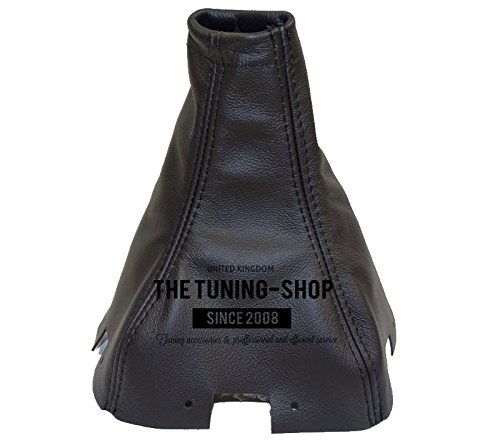 The Tuning-Shop for Subaru Forester 2008-13 Shift Boot Black Genuine Leather