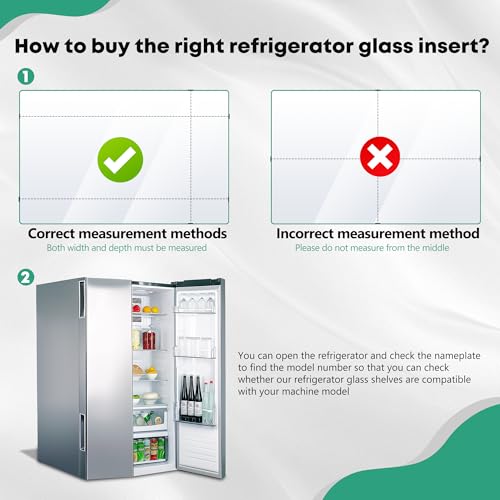 image for Refrigerator Crisper Glass Shelf Replacement 240350608 AP2115928 Compa