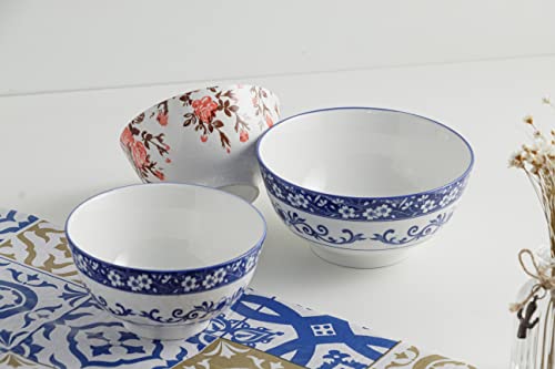 Bowl de Porcelana Blue Garden 15cm x 7,5cm - Lyor