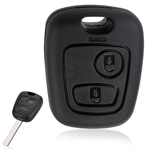 Keyqueen ZK-Peushell-1 2-Tasten Autoschlüsselgehäuse