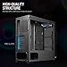 immagine 2GOLDEN FIELD - Z3 Gaming Computer Case per PC ATX, Micro-ATX, Mini-ITX con Finestra Laterale
