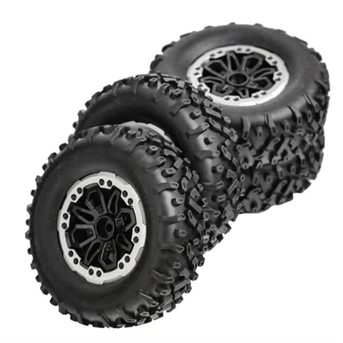 Pneus RC upgrade crawler MN D90 D99S WPL C14 C24 accessoire roue voiture téléguidée 4pcs
