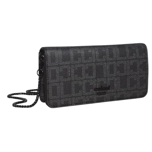 Carteira Colcci Feminina Crossbody Monograma (Preto)