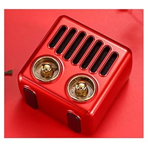 Radio Retro Radio Little Prince Bluetooth Speaker Draadloze Mini Draagbare Mini Speaker Mini Outdoor Draagbare Audio Home Luidspreker FM Radio elektronische verjaardag (Color : Red3)