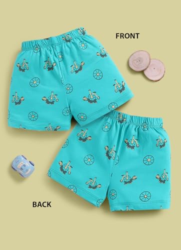 Image of LuvLap Baby Boys & Girls 100% Cotton Shorts Set Pack of 5