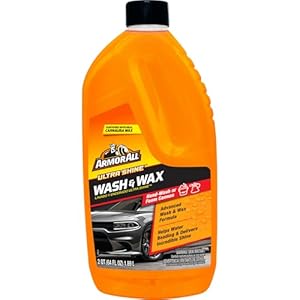 Armor All Ultra Shine Car Wash and Car Wax by Armor All, Cleaning Fluid for Cars, Trucks, Motorcycles, 64 Fl Oz Each