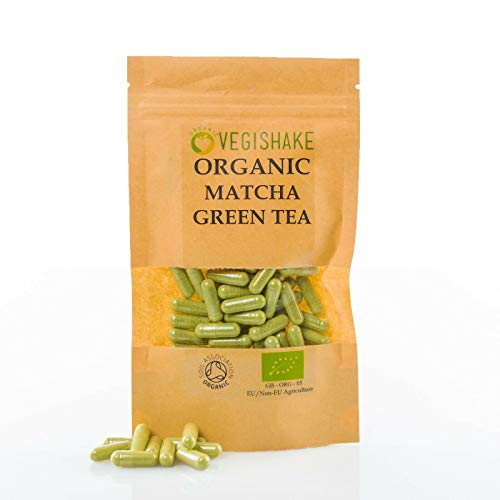 Organic Matcha Green Tea HPMC Capsule Energy EGCG Epigallocatechi...