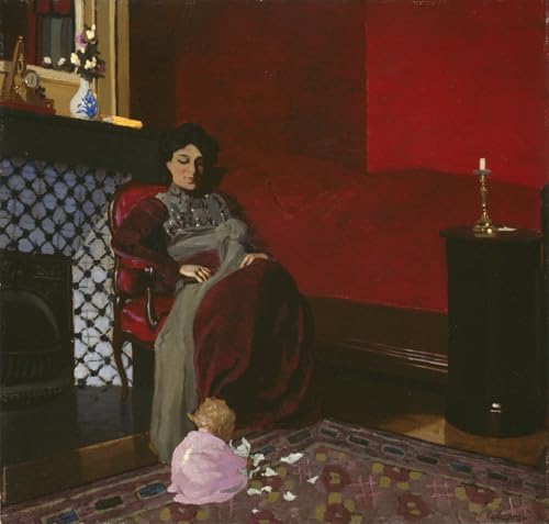 Toile Felix Vallotton Affiche Artistique de Prestige pour Grand Salon 60x90cm